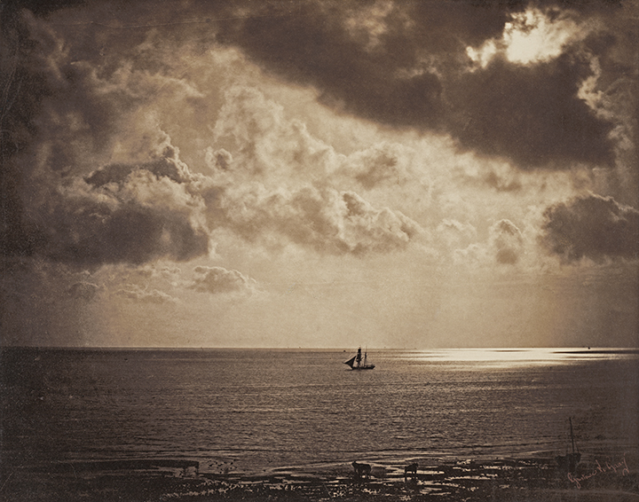 Gustave Le Gray, French (1820-1884). Brig upon the Water, 1856.