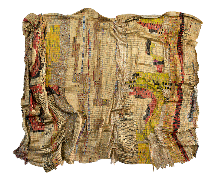 El Anatsui, Ghanaian (b. 1944). Dusasa I, 2007.