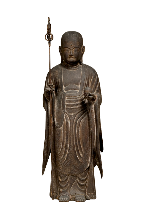 Jizo Bosatsu, 9th-10th century C.E. Japanese.