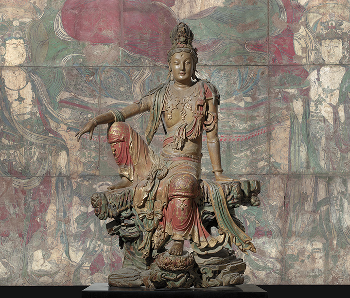 Guanyin of the Southern Sea, Chinese, 11th/12th century, Liao (907-1125) or Jin Dynasty (1115-1234).