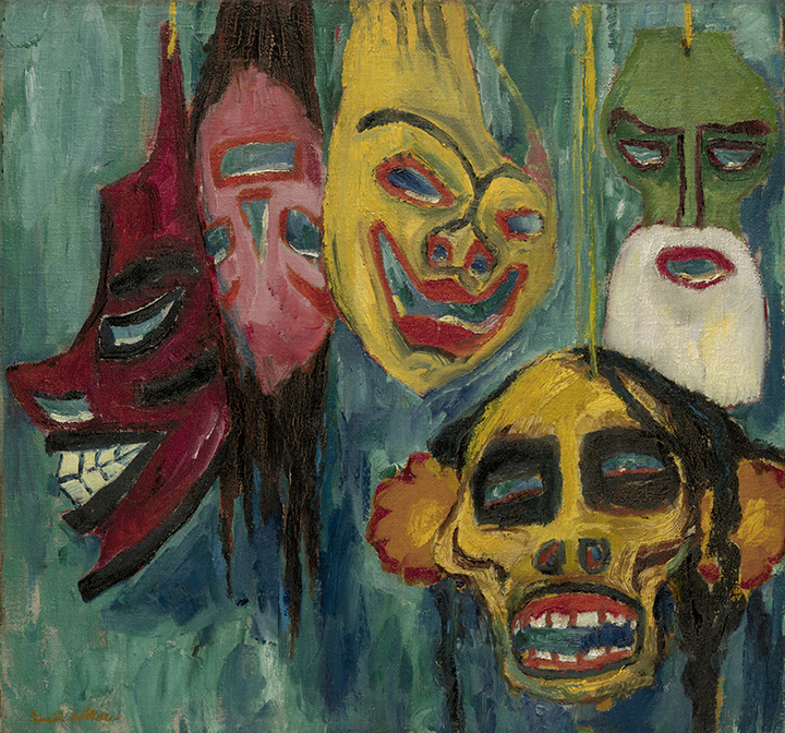 Emil Nolde, German (1867-1956). Masks, 1911.