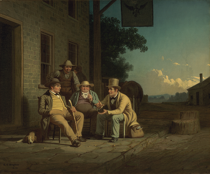 George Caleb Bingham, Canvassing for a Vote, 1852.