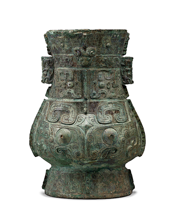 Ritual Wine Vessel (hu), Chinese, 12th-11th century B.C.E., Shang Dynasty (ca. 16th century-1046 B.C.E.).