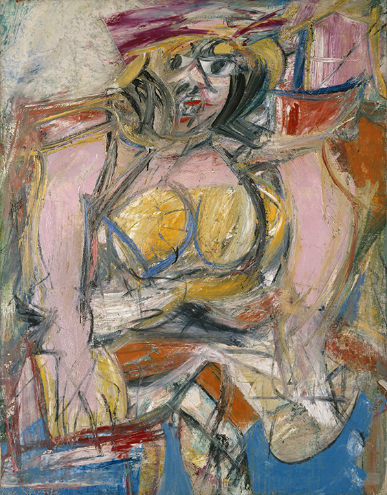 Willem de Kooning, American (b. The Netherlands, 1904-1997). Woman IV, 1952-1953.