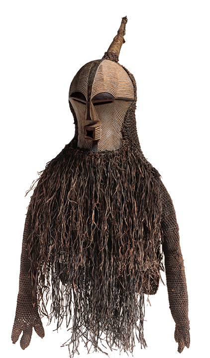 Mask of the Bwadi bwa Kifwebe Society, Democratic Republic of Congo, late 19th century.