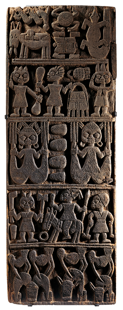 Door from Shrine for Deity Shango, Nigeria, 19th century.