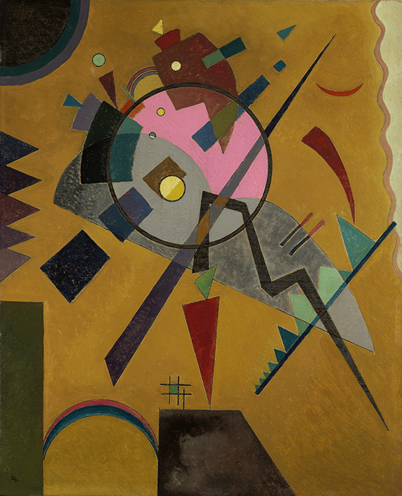 Wassily Kandinsky, Russian (1866-1944). Rose with Gray, 1924.