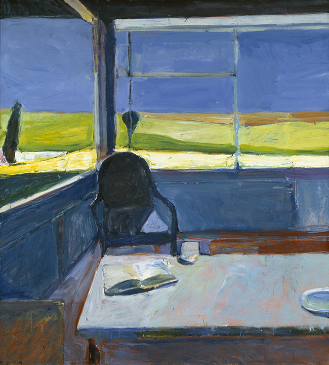 Richard Diebenkorn, American (1922-1993). Interior with a Book, 1959.