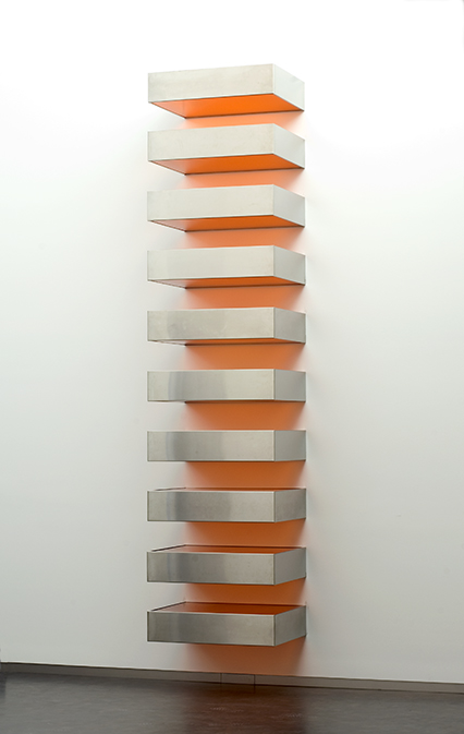 Donald Judd, American, 1928-1994.  Large Stack, 1968.