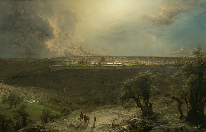 Frederic Edwin Church, Jerusalem from the Mount of Olives, 1870.