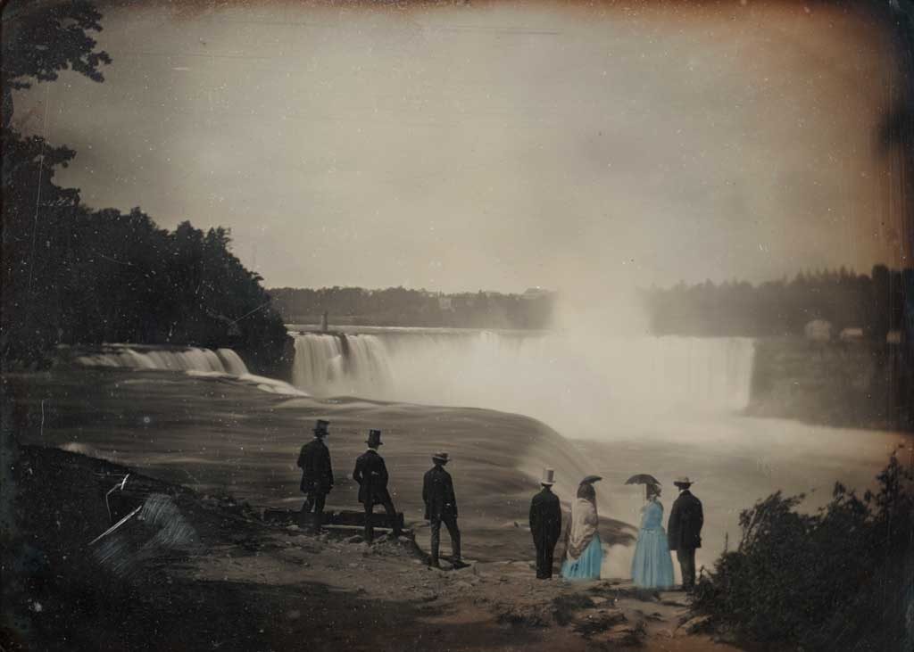 Group at Niagara Falls by Platt D. Babbitt