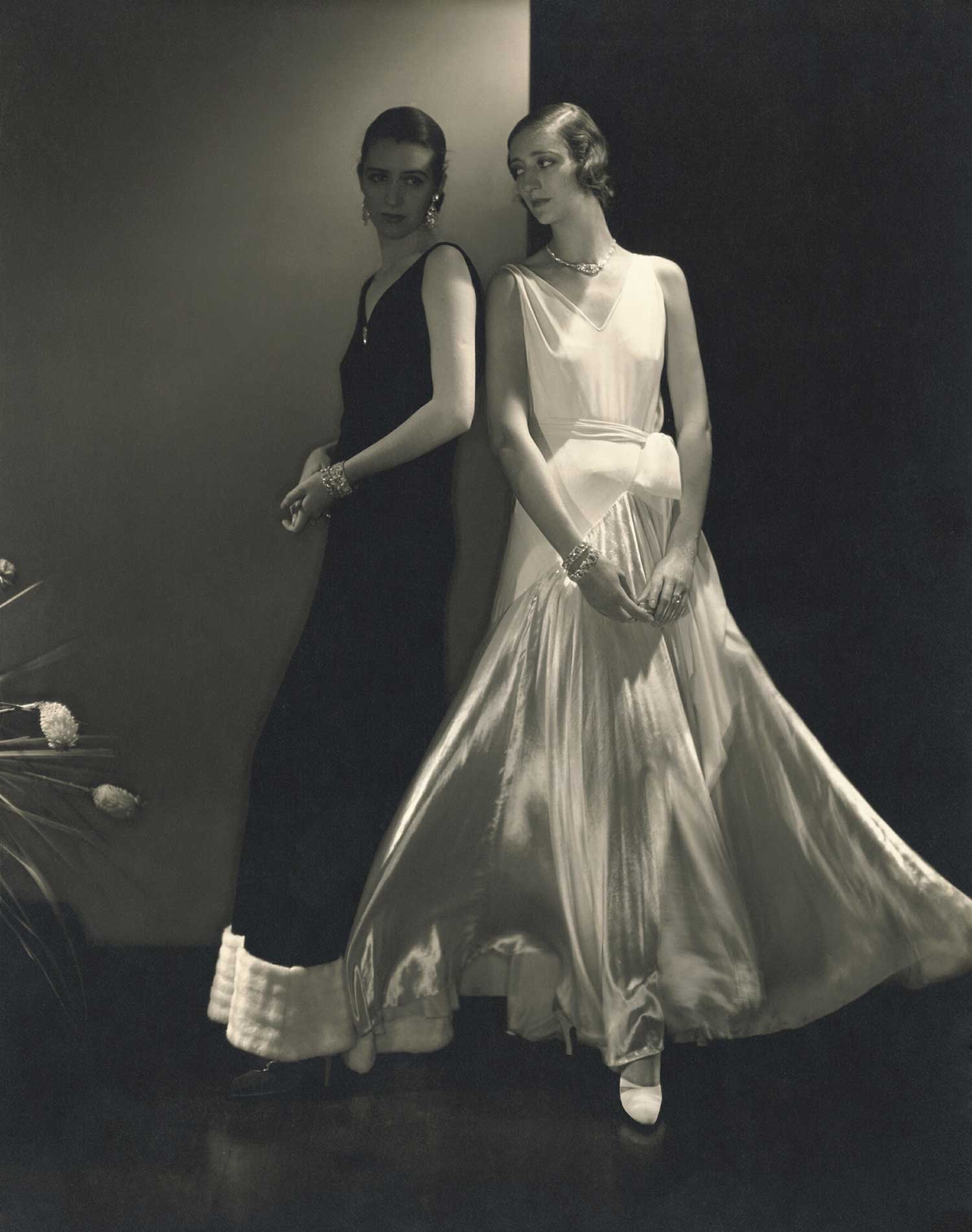 Marion Morehouse and unidentified model wearing dresses by Vionnet by Edward Steichen