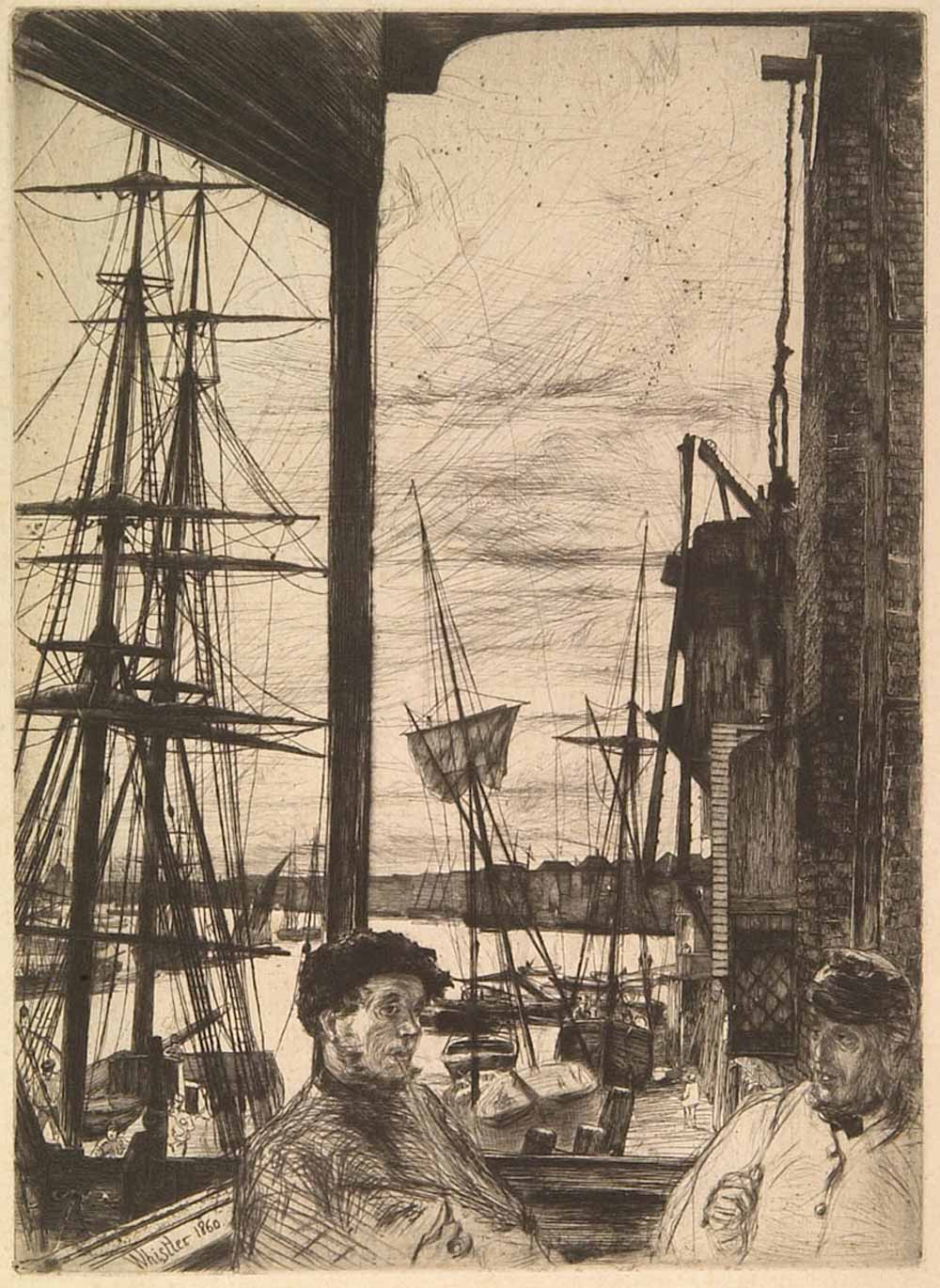 Rotherhithe by James Abbott McNeill Whistler