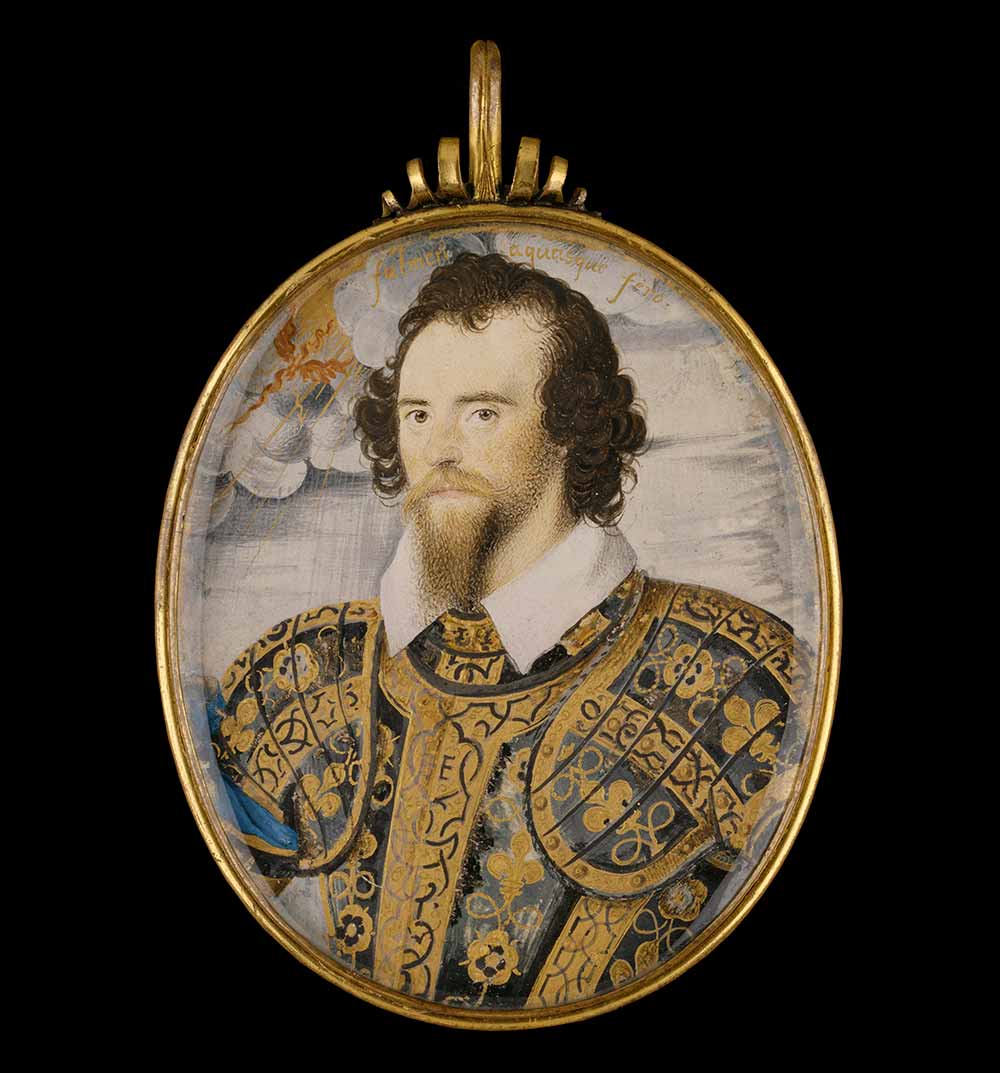 Portrait of George Clifford, Third Earl of Cumberland by Nicholas Hilliard