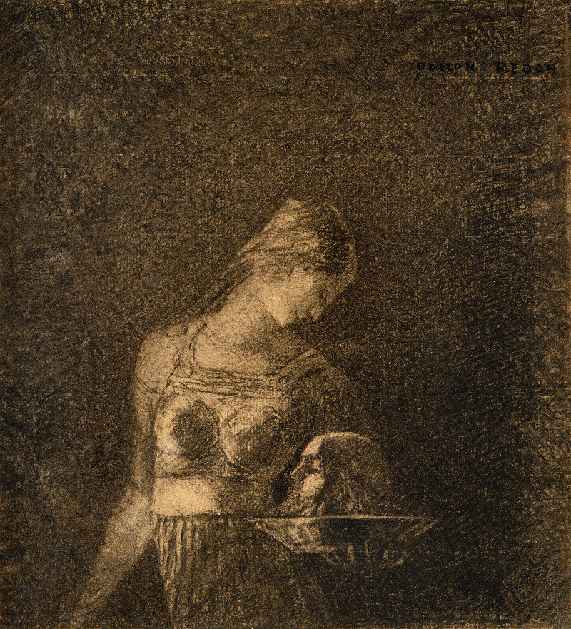 Salomé with the Head of Saint John the Baptist by Odilon Redon