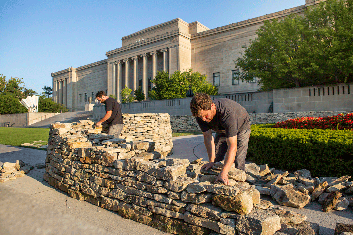 Andy Goldsworthy Walking Wall