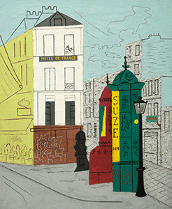 Stuart Davis, Hotel de France