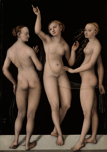 The Three Graces by Cranach the Elder