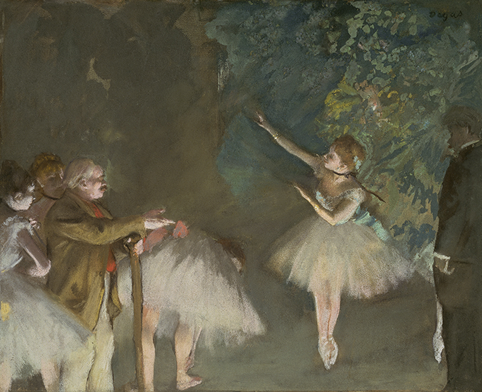 Degas painting of a ballet dancer