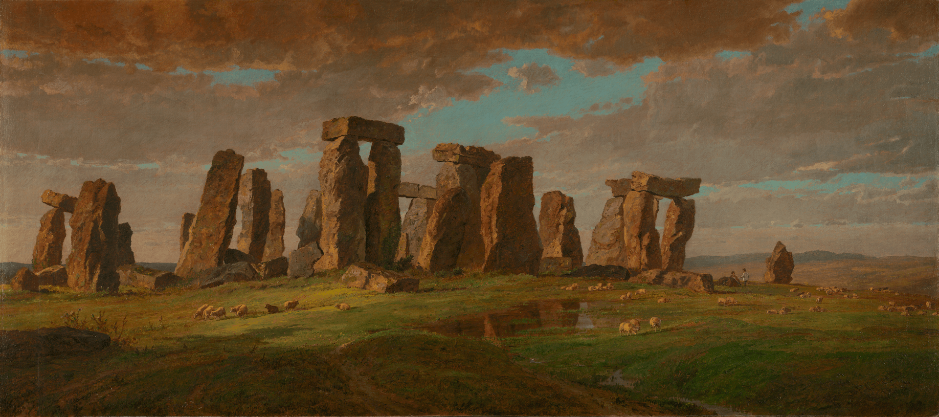 <em?Stonehenge</em>, Jasper Francis Cropsey