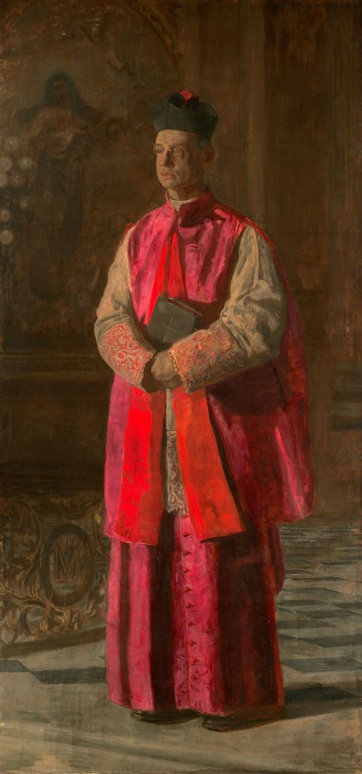 Monsignor James P. Turner, by Thomas Eakins