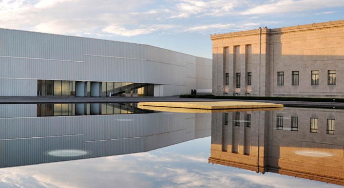 North Side of Nelson-Atkins entrance