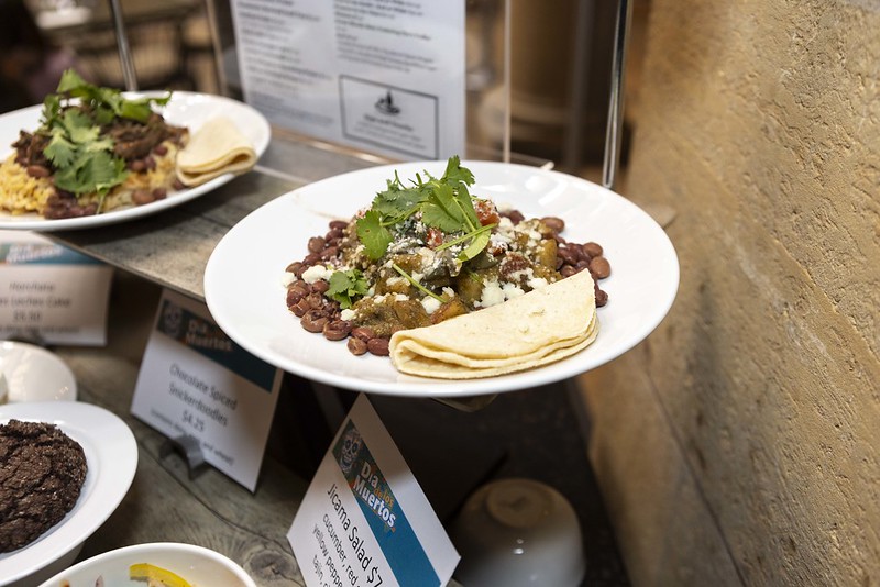 Plate of Mexican cuisine