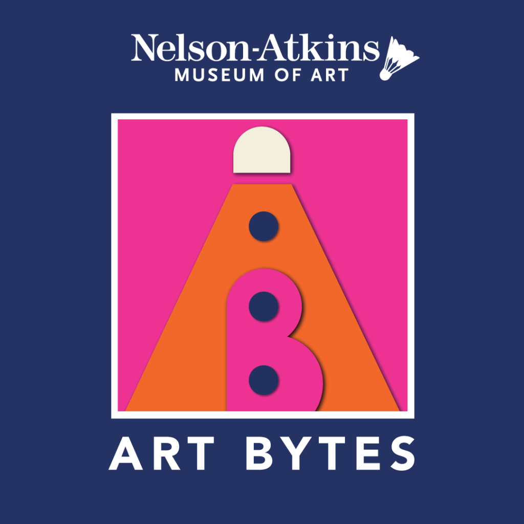 Art Bytes Logo: Stylized shuttlecock making the initials A and B