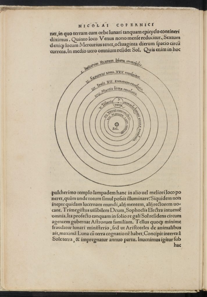 Image of a page of a book with a circle diagram. 