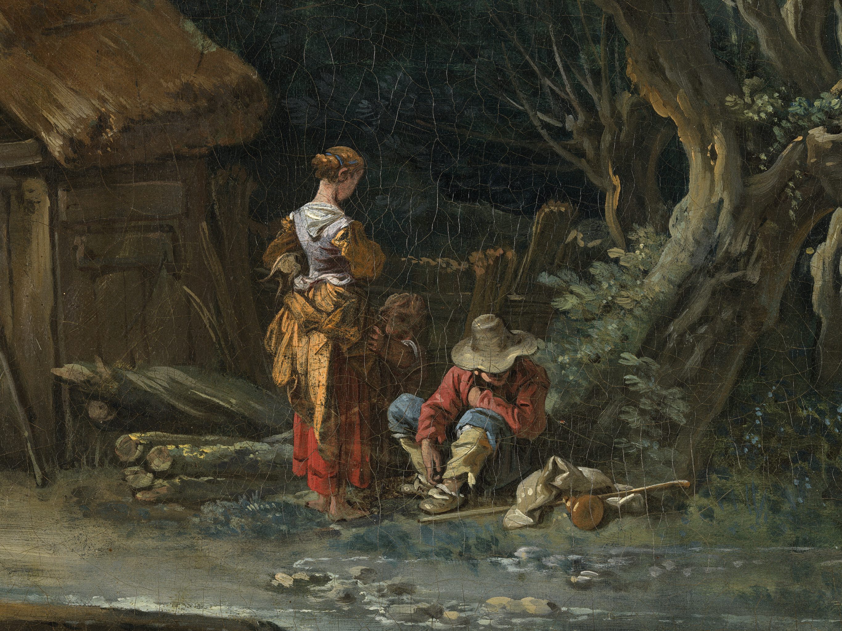 Boucher, Landscape with a Water Mill | French Paintings and