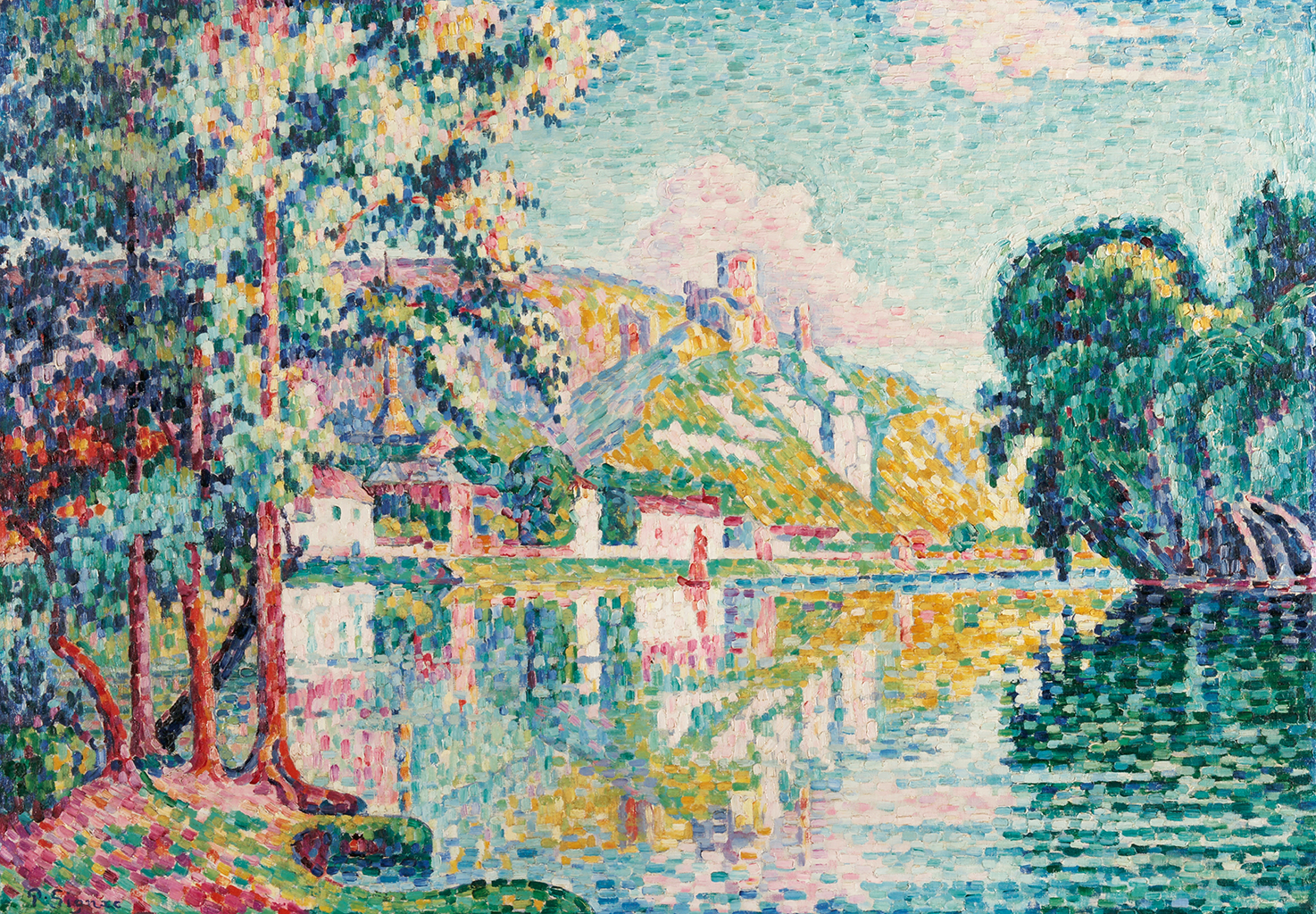 Signac, The Château Gaillard | French Paintings and Pastels, 1600–1945