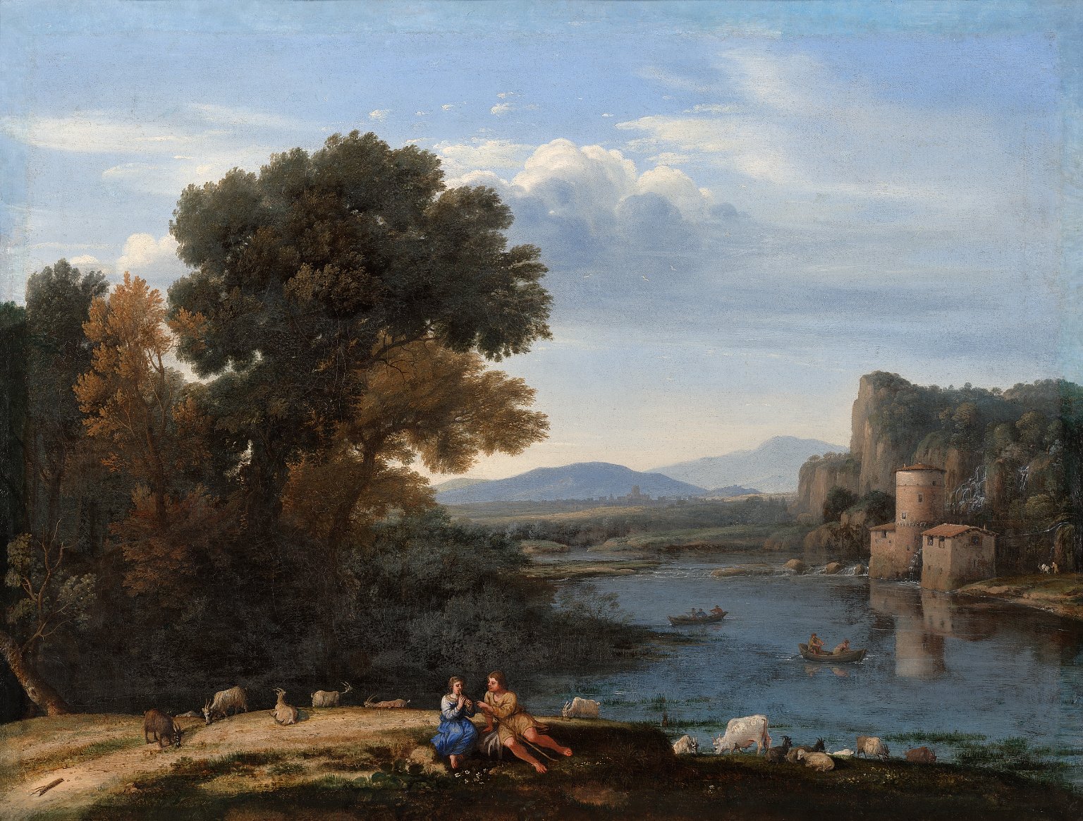 Landscape with Bathers and Shepherds